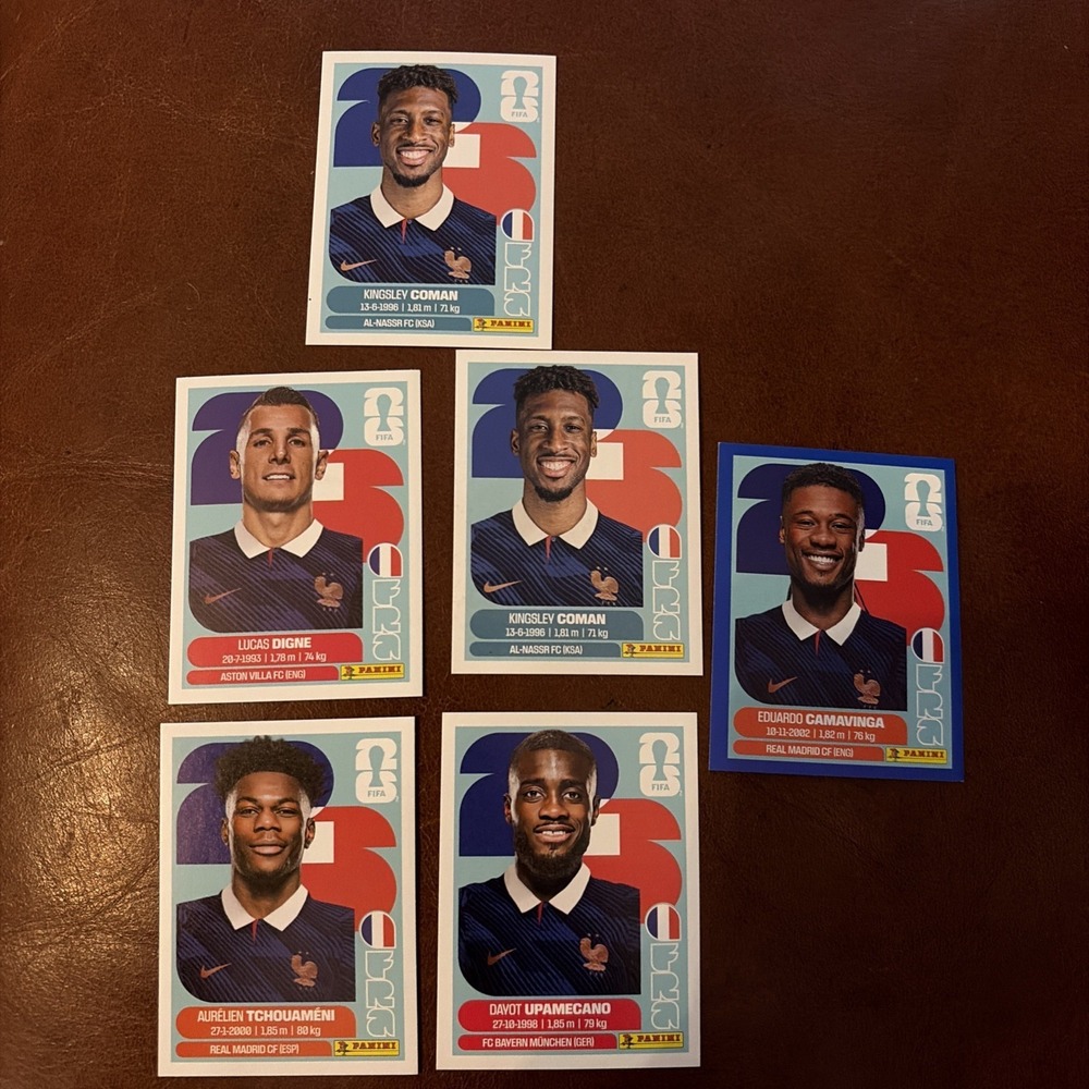 Panini FIFA Eduardo Camavinga Blue Parallel SP Error FRA10 Lot 2026 Rare